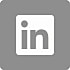 LinkedIn logo in gray background.